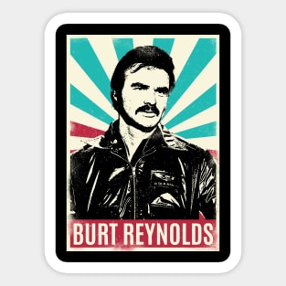 Vintage Retro Burt Reynolds Sticker